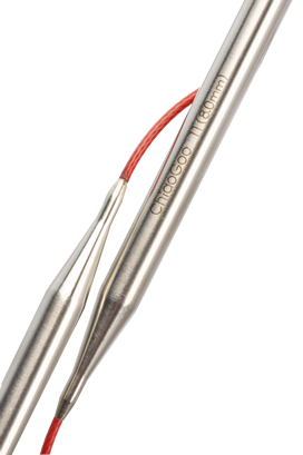 ChiaoGoo Regular RED 16 inch (40 cm) Premium Stainless Steel Circular  Knitting Needles