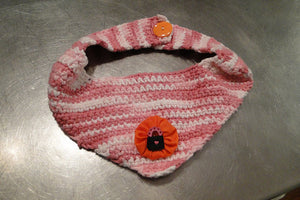 Crochet Baby Kerchief Bib