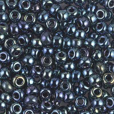 Miyuki #6 Rocaille (Round) - Opaque Black Seed Beads — Alter Ego